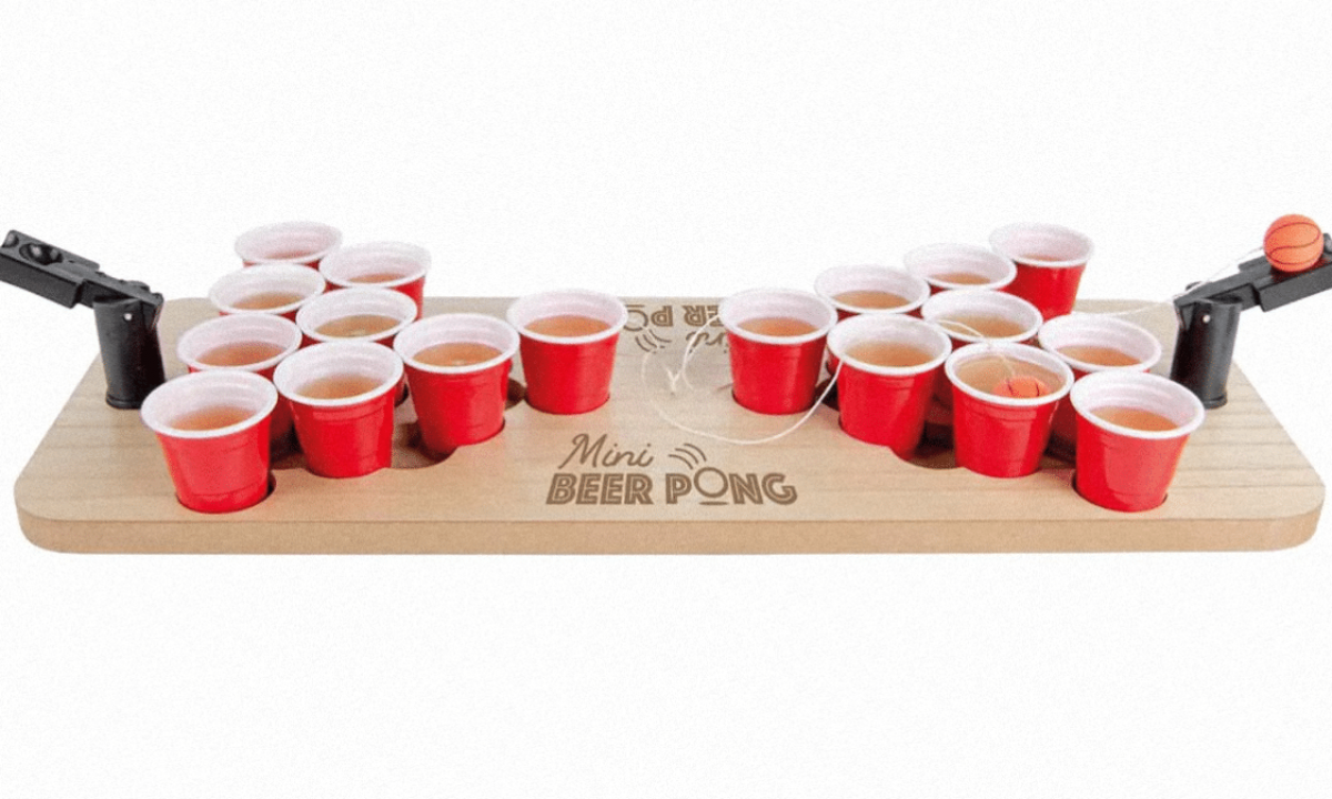 Beercup Table Beer Pong LED, Table Biere Pong pour les Soirées d