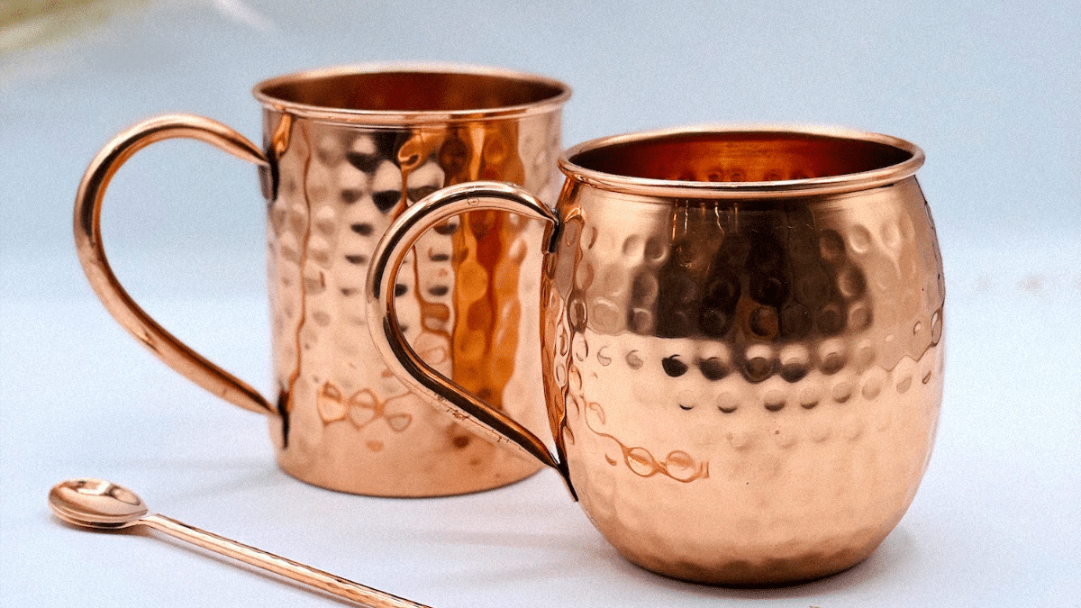 Mug Moscow Mule, 2 tasses en cuivre idéales pour toute boisson