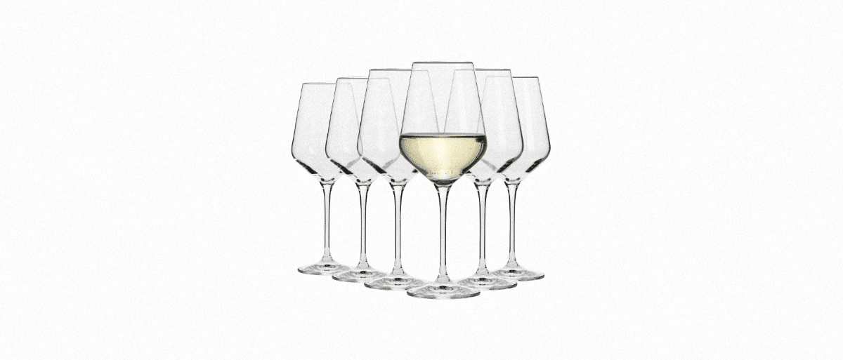 Le verre à vin blanc